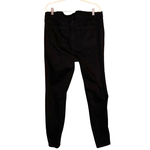 TORRID Sky High Skinny High Rise Denim Jeans Black Stretch Size 18T Tall - Picture 11 of 16